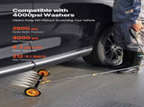24" Pressure Washer Undercarriage Cleaner, Stainless Steel Surface Cleaner for Pressure Washer, 4000 V952-GYQXJBMQJQZGQLB0WV0