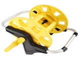 Garden Hose Reel Cart Yellow Hose Reel Cart Water Hose Cart Holds 30m of Water Pipe V1294-YM0901-3111230219411