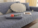 Knitted Throw Pillow Round Couch Pillow Sofa Cute Cushion Handmade Pompoms Decorative Plush Pillow V1370-AZ4-05406