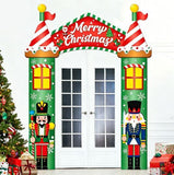 Christmas Decoration 2D Flat Banner Merry Christmas Archway Front Porch Decor - 03 - Size 180-200CM V1106-128-69458-03-180-200CM