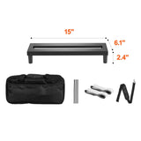 Guitar Pedal Board, 15'' x 5.7'', Aluminum Alloy 0.8 lbs Super Light Guitar Effects PedalBoard with V952-BDDJTTBJXHLHZ9M5OV0