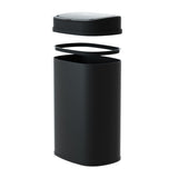 Devanti 50L Sensor Bin Motion Rubbish Automatic Black SB-D-50-BK