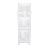 Bathroom Tower Shelf Plastic Freestanding Storage Rack Organizer Multifunctional Shelving Unit for V1294-YM0706-3112230061612