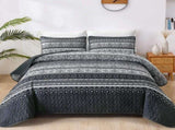 Black Boho Majesty Bedspread Coverlet 3 Piece Set V745-AC081461Q13U