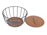Rustic Filter Holder with Lid Filter Storage Container Pod Holder for Counter V1294-YM0706-3118230161111