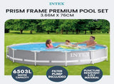 Intex 26712NP Prism Frame Swimming Pool 3.66m x 76cm with Pump A26712AU