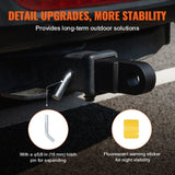 VEVOR 50mm Trailer Shackle Hitch Receiver Heavy Duty Tow Recovery for Truck Jeep V952-SJLHJ2IN5100YM00JV0