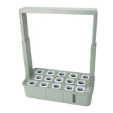 Hydroponics Growing System Indoor Garden 15 Pods Hydrophonics Planter Grower with LED Grow Light for V1294-YM0901-3111240173611