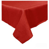 Emporio Slub Table Cloth Red 180 cm Round V442-ABR-TABLEC-EMPORIOSLUB180CM-RED-RD