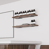 Floating shelf brackets, invisible triangular edges. V1237-ZY-203-3895