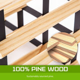 Timber Wine Rack Storage Cellar Organiser 42 Bottle V274-FT-WWR06-42