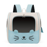 Pet Backpack Carrier for Dogs Cats Breathable Lightweight Oxford Fabric, 3D Pressure Relief, Front V1232-SJB-MM-005