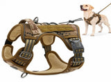 Reflective No Pull Tactical Dog Harness, Adjustable Camouflage Pet Vest Harness for Medium Large V1237-ZY-917-266