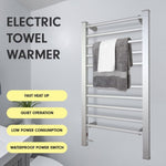 Pronti Heated Towel Rack Electric Towel Rails 160Watt with Timer PTR-EVA-160-TM