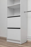BASEL 2M WALK IN WARDROBE KIT - FLUTED V164-ECW5FB