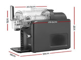 Devanti 5in1 Slushie Machine Ice Cream Maker 2L Grey SLS-CR02-2L-GY