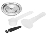 Coffee Capsule Stainless Steel Reusable Refillable Coffee Filter Kit for Nespresso Vertuo Plus V1294-YM0901-3118200223111