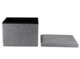 Foldable Storage Ottoman Multifunctional Storage Bench Footstool Seat with CoverBig V1294-YM0901-3117200156312