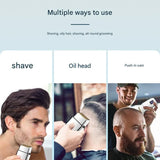 Professional Electric Foil Shaver for Men - 3 Speed Modes, LED Display, USB Rechargeable, V888-ELOSUNG29787