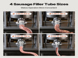 Electric Sausage Stuffer, 33 LBS / 15 L Vertical Meat Stuffer, Stepless Speed Control and Foot V952-DDKGCJLS15L0UEPNT001V3