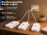 6 Pack Rechargeable Stair Lights for Indoor, Motion Sensor LED Night Light Lamp for Step Hallway V1192-AZ-W-26463