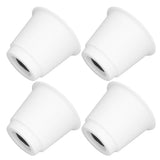 4Pcs 5 Inch Heavy Duty Round Furniture Bed Risers Lifter with Anti Slip Top for Table Chair Desk V1294-YM0715-3117220133511