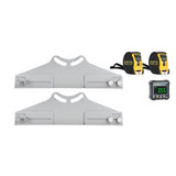 Wheel Alignment Tool, 2 PCS Carbon Steel Heavy Duty Toe & Camber Alignment Plates with Digital Angle V952-CLDWJJBXG0DSJO9UF001V9