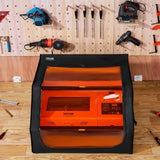 Laser Engraver Enclosure, 800 x 800 x 500 mm, Flame Retardant and Fireproof Protective Cover, with V952-JGDKJBHZJGDK5Z5H1V9