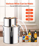 Moonshine Still 3 Gal Water Alcohol Distiller Brewing Kit Stainless Steel V952-DLNTZLQYS3JLJYT44V0