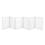 PaWz Wooden Pet Gate Dog Fence Safety White 100 Pack PT1060-6-WH