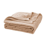 Cooling Weighted Blanket, Summer Cooler Quilt with Knitting Cotton Fabric for Hot Sleepers, V1366-AZ2-W-14865