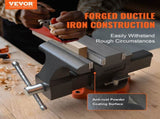 16.7cm Bench Vise Anvil Swivel Locking Base Heavy Duty Ductile Iron Vice V952-DGNTQDXZSYC65J49IV0