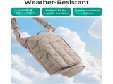 Pink Nylon Quilted Insulated Water Bottle Bag for 18-64oz Flask - Lightweight Sports & Travel Puffer V888-ELOSUNG45038