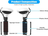 VR Controller Extender - Sweat Sponge Increase Comfort Attachment Longer Arms for Small Hands V1192-AZ-W-10112