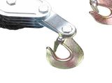 Rope Hoist Pulley System 2200LB Pulley and Tackle 81 Ratio Lifting Power Heavy Duty Pulley V1294-YM0901-3111250210911