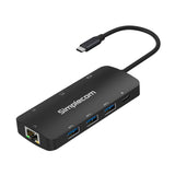 Simplecom CHT580 USB-C SuperSpeed 8-in-1 Multiport Hub Adapter HDMI 2.0 Docking Station V28-CHT580