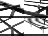 Artiss Queen Bed Frame,Floating Metal Bed Frame with Smart LED Lights - Sturdy Metal Platform Bed MBED-C-RAY-Q