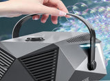 Bubble Machine Automatic Minute Big Bubbles Blower Maker for Outdoor Birthday Parties Black V1263-JX-7295-2