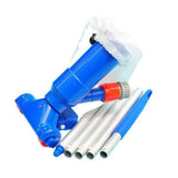 Pool Vacuum for above Ground Pool, Handheld Swimming Pool Jet Cleaner, Leaf Vacuum Kit with 5 V1192-AZ-W-21988