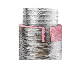 Dryer Vent Hose, 254MM Insulated Flexible Duct 7.62M Long with 2 Duct Clamps, Heavy-Duty Three Layer V952-NTJYGD25FT10QYOJ1V0
