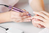 Electric Manicure Tools Kit File Machine Cordless Nail Drill Trimmer Nail Grind Trim Polish-Purple V1263-JX-7476-2