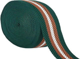 5 Yards Polycotton Jacquard Arrow Ribbon Clothes Accessories Olive 1-1/2 inch V1189-WXFWAL-20260319-01547