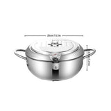 Clearance Cooking Utensils under 20,Stainless Deep Fryer New Japanese Deep Fryer Pot Stainless Deep V1366-AZ2-W-21072