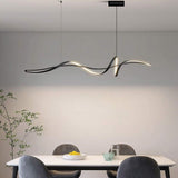 BAMDECOR A036 Modern LED Linear Pendant Lights with Dimmable LED and Adjustable Hanging Length 120cm V255-A36-L120-A