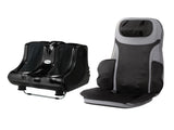 Livemor Massage Cushion Heating Massage Seats With Calf Foot Massager MASSAGE-LF03-BARON-BK