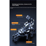 Motorcycle Phone Mount Holder - Motorcycle Cell Phone Mounts, Adjustable Bike Phone Holder,Black V1192-AZ-W-2743