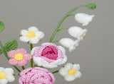 Simulation Woolen Flower Handmade Knitting Artificial Flower Crochet Knitted Flower with Ceramic V1294-YM0706-231120HL02-4