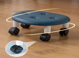 Low Roller Seating PU Surface Plastic Structure Movable Universal Wheels Stool for Living Baby V1294-YM0901-3116240005911