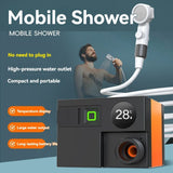 portable electric water heater, camping shower, travel shower, car shower, pet bathing heater, 36V V1102-132-57936-ORG-5000AMH