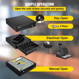 Cash Register Drawer, 16" 12 V, for POS System with 5 Bill 6 Coin Cash Tray, Removable Coin V952-QDXXJCTYCWC16LIA2V0